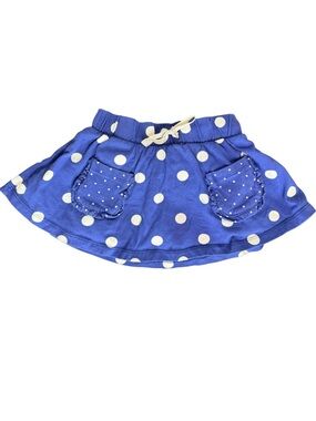 Boden Blue Polka Dot Skort with Pockets 2-3Y Girls
